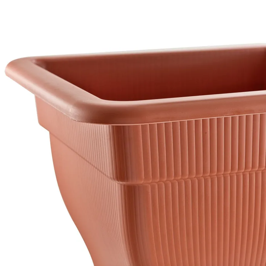 Vierkantpflanzgefäß mit Wasserspeicher 18/33/70 Liter