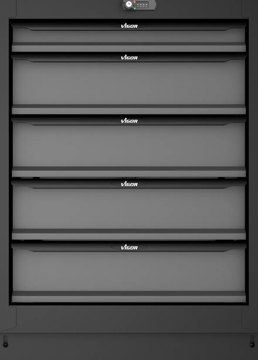 VIGOR Schubladen-Unterschrank 5 Schubladen 676 mm V6000-031 L x B x H: 676 x 500