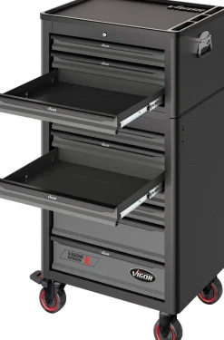 VIGOR Werkstattwagen Series L mit Aufsatzkoffer leer V1970 2-teilig