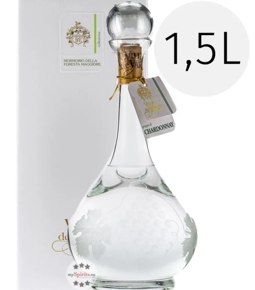 Villa de Varda Grappa Chardonnay Mormorio Della Foresta 1,5l (40 % vol., 1,5 Liter)