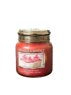 Village Candle Cherry Vanilla Bean 389g Kerze Duftkerze Vanille Kirsche Kirsch