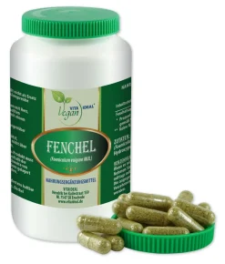 VITA IDEAL Vegan® Fenchel Kapseln - Foeniculum vulgare - Fenchelsamen - grün