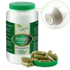 VITA IDEAL Vegan® Fenchel Kapseln - Foeniculum vulgare - Fenchelsamen - grün