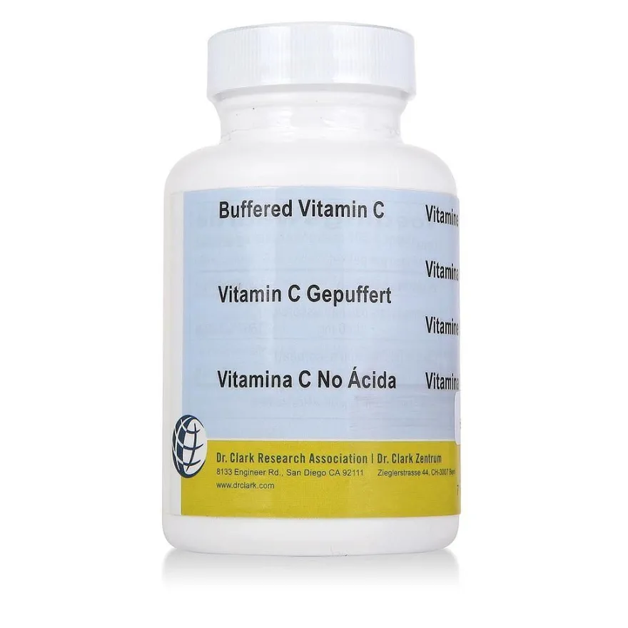 Vitamin C Kapseln gepuffert (Kalziumascorbat), 100 Kapseln zu je 558 mg
