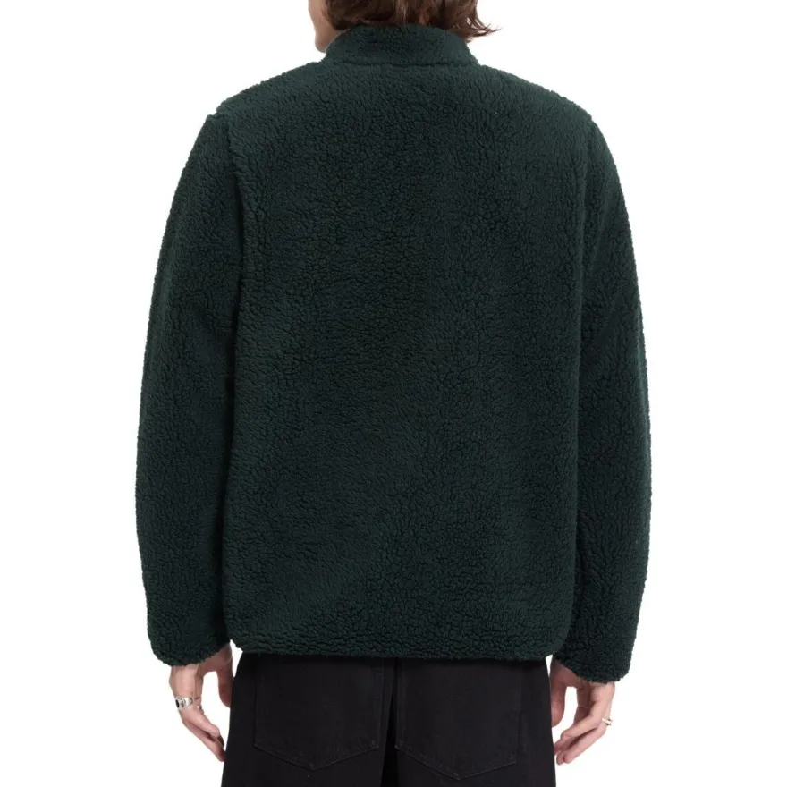 VOLCOM Fleece Muzzer Fuzzar Zip scarab