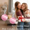 VONALA Perlen Ohrringe Sterling Silber Hängend, Schmuck Geschenke für Damen und