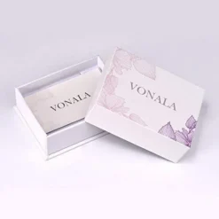 VONALA Perlen Ohrringe Sterling Silber Hängend, Schmuck Geschenke für Damen und