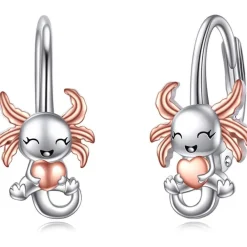 VONALA 925 Sterling Silber Ohrringe mit Einhorn, Faultier und Axolotl Motiv