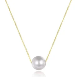VONALA 925 Sterling Silber Perlen Choker Halskette für Damen & Mädchen |