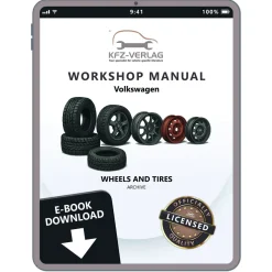 VW Bora type 1J 1998-2006 wheels and tyres archive repair workshop manual pdf