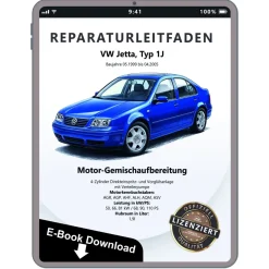 VW Jetta 1J (99-05) Diesel Einspritz Vorglühanlage 1,9l Reparaturanleitung eBook
