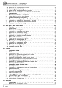 VW Passat 4 3A 93-97 general body repair interior exterior manual workshop eBook