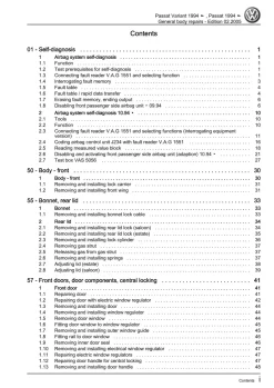 VW Passat 4 3A 93-97 general body repair interior exterior manual workshop eBook