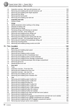 VW Passat 4 3A 93-97 general body repair interior exterior manual workshop eBook