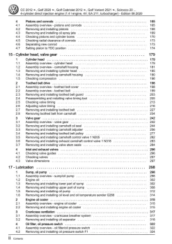 VW Passat CC 35 12-16 4-cyl 1.4l petrol engines 125-150 hp repair workshop eBook