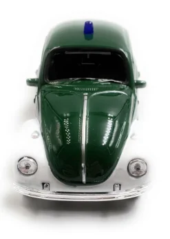 VW Polizei Käfer Beetle Modellauto Auto grün Maßstab 1:34 (lizensiert)