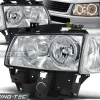 VW T4 Scheinwerfer Angeleyes Chrom. Langer Vorderwagen 1996-2003 europw. zugel.