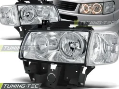 VW T4 Scheinwerfer Angeleyes Chrom. Langer Vorderwagen 1996-2003 europw. zugel.