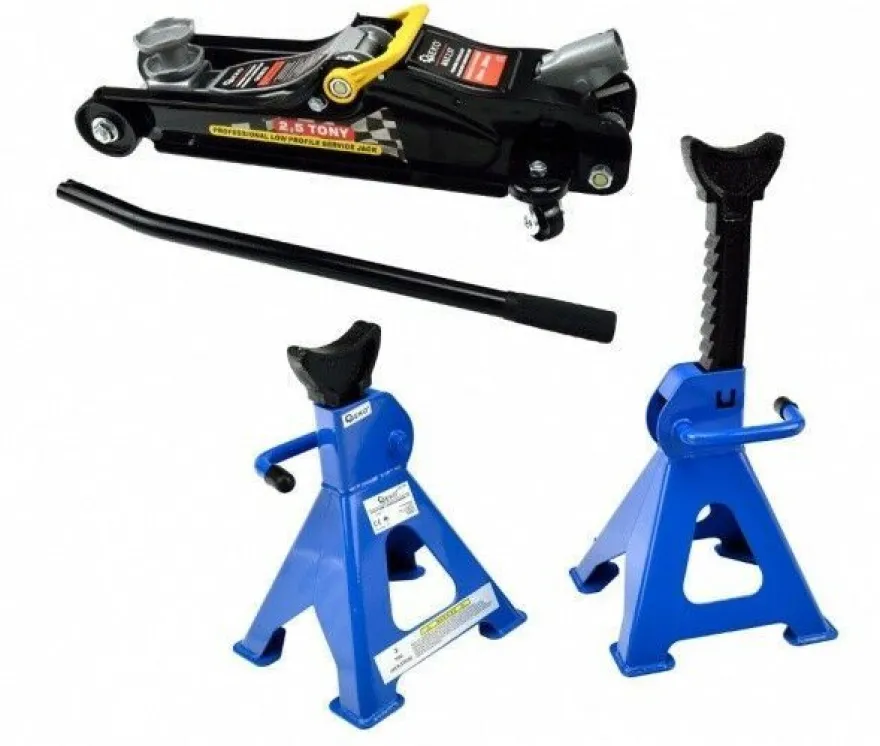 Wagenheber 2,5 T Rangierwagenheber + 2 x Unterstellbock 3t