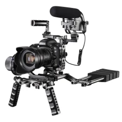 Walimex pro Aptaris Griffmodul DSLR Camcorder Alu für 15 mm Rods Kamerazubehör