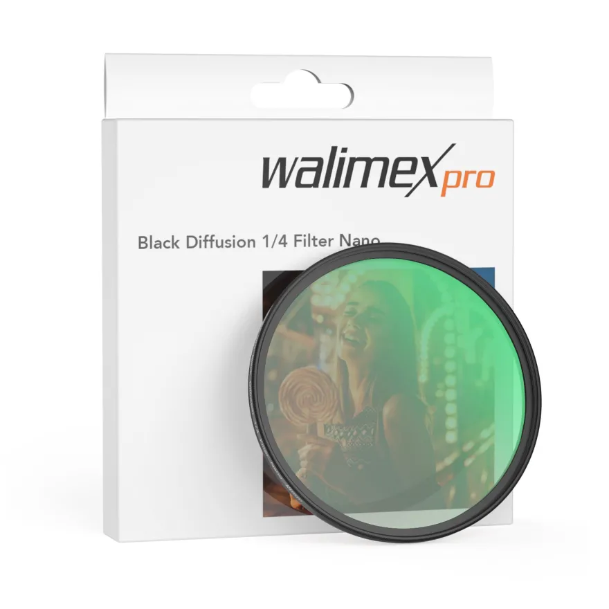 Walimex pro Black Mist Diffusion Filter 1/4 Nano 67mm Kamerafilter Nebelfilter