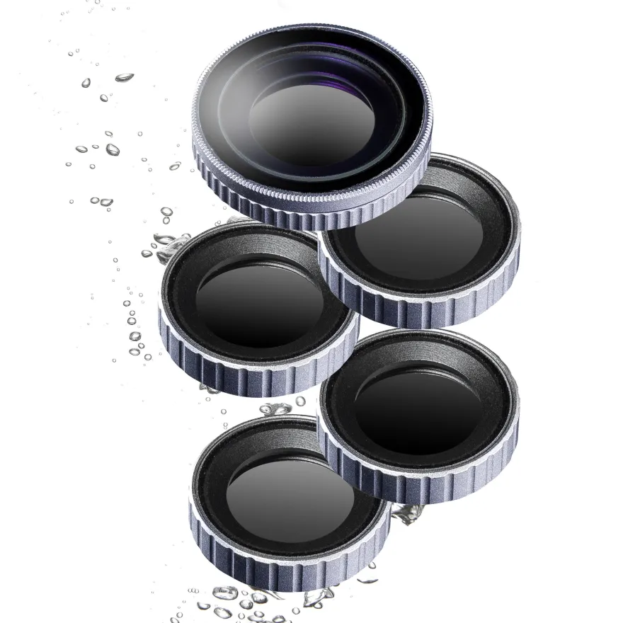 Walimex pro Filter Set für DJI OSMO Action MC ND4 ND8 ND16 ND32 CPL Polfilter