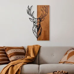 Wallity Wanddekoobjekt TNL2350 100% WOODEN (Thickness: 3 cm) / METAL (Thickness: 1,5