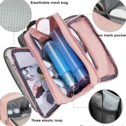 WANDF Kulturbeutel Herren & Damen - Vielseitige Reisetasche, Kosmetiktasche