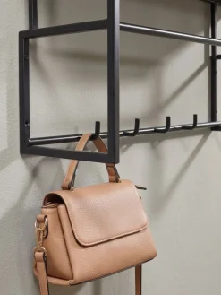 Wandgarderobe Mango Massivholz Metall Modern für Eingangsbereich