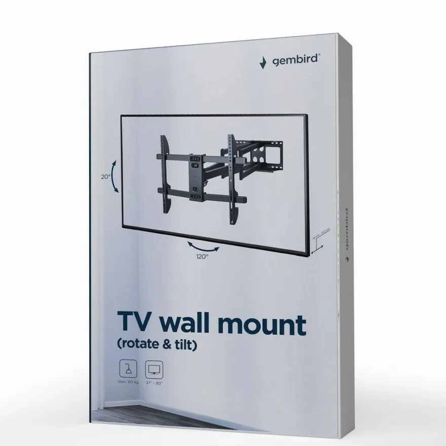 Wandhalterung Gembird fér 37-80 Zoll Fernseher