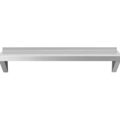 Wandhängendes Küchenregal aus Stahl, bis 80 kg, 100 x 40 cm