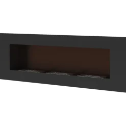 Wandkamin Bioethanol DELTA 3 TÜV schwarz
