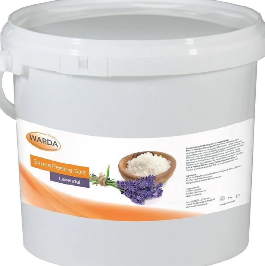 Warda Sauna - Peeling Salz Lavendel Hautpflege 1 Kg 5 Kg 10 Kg