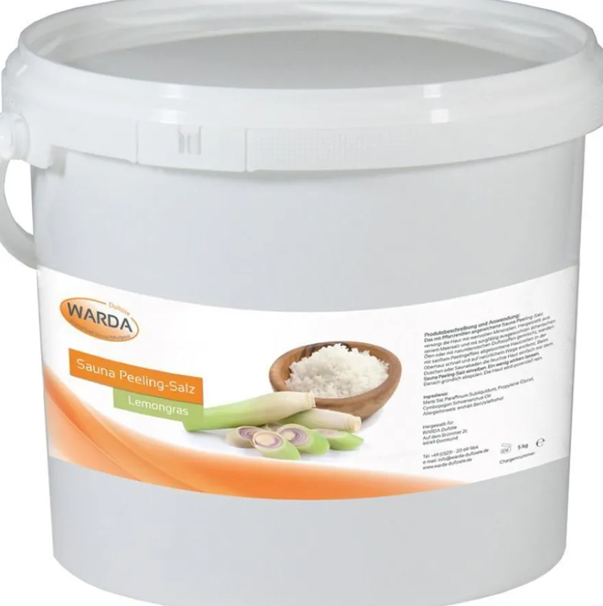 Warda Sauna - Peeling Salz Lemongras Hautpflege 1 Kg 5 Kg 10 Kg