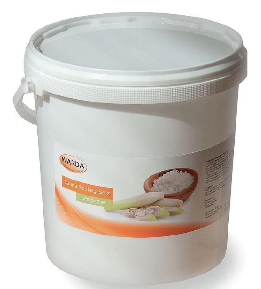 Warda Sauna - Peeling Salz Lemongras Hautpflege 1 Kg 5 Kg 10 Kg