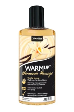 WARMup Massage-Öl Sinnlich Vanille Essbar Vegan Wellness Partnermassage 150ml