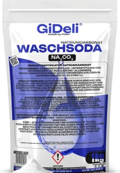 Waschsoda 5kg Natriumcarbonat Na2CO3 Kalziniert Waschmittel Waschpulver GiDeli