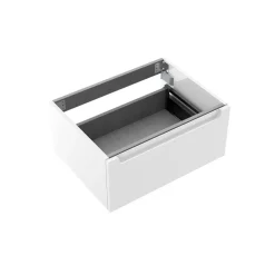 Waschtischunterschrank Monterrey 600 1 Schublade weiß glänzend