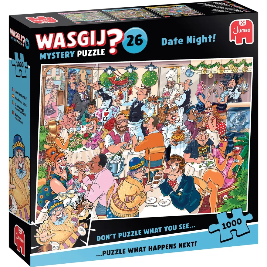 Wasgij Mystery 26, Date-Abend, 1000 Teile Puzzle