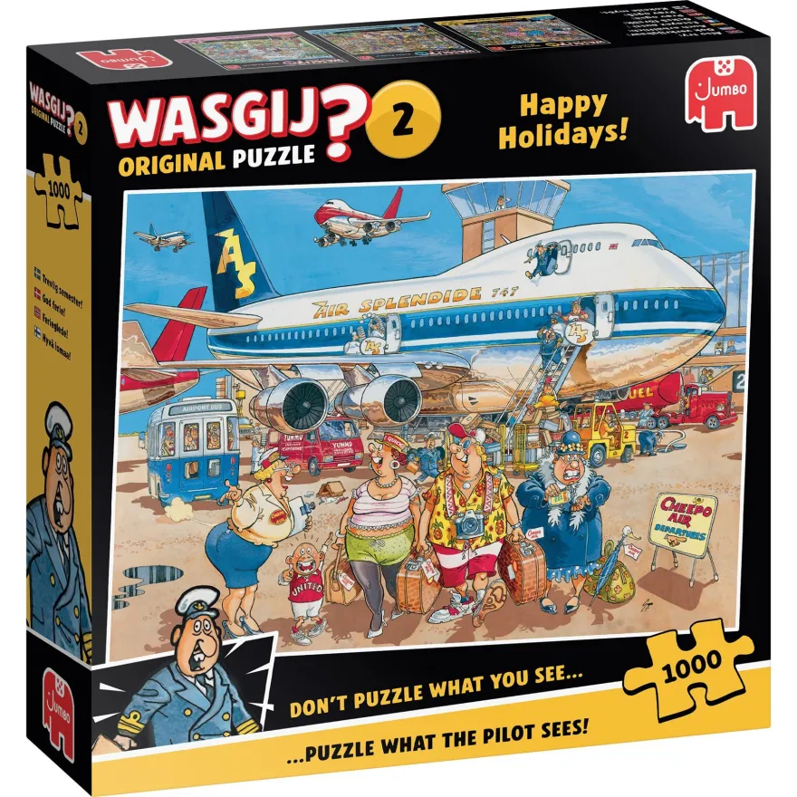 Wasgij Original 2, Schöne Ferien, 1000 Teile Puzzle