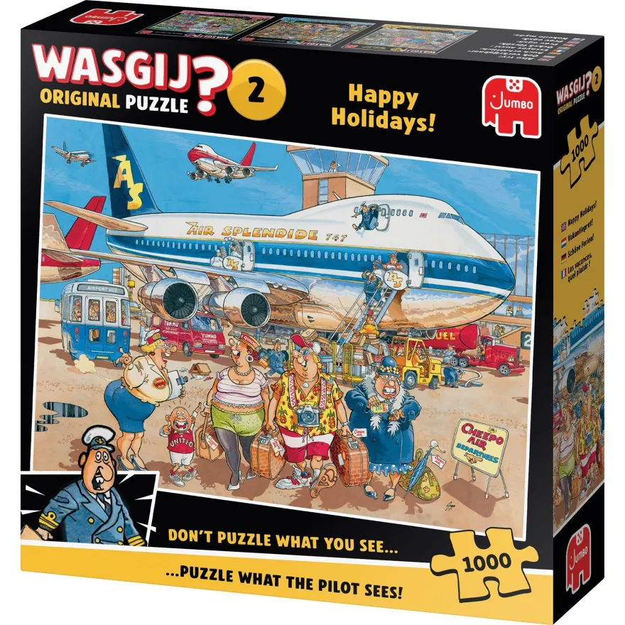 Wasgij Original 2, Schöne Ferien, 1000 Teile Puzzle