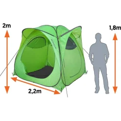 Wasserbeständigkeit Zelte Outdoor Camping Kuppelzelt mit Boden Monsun
