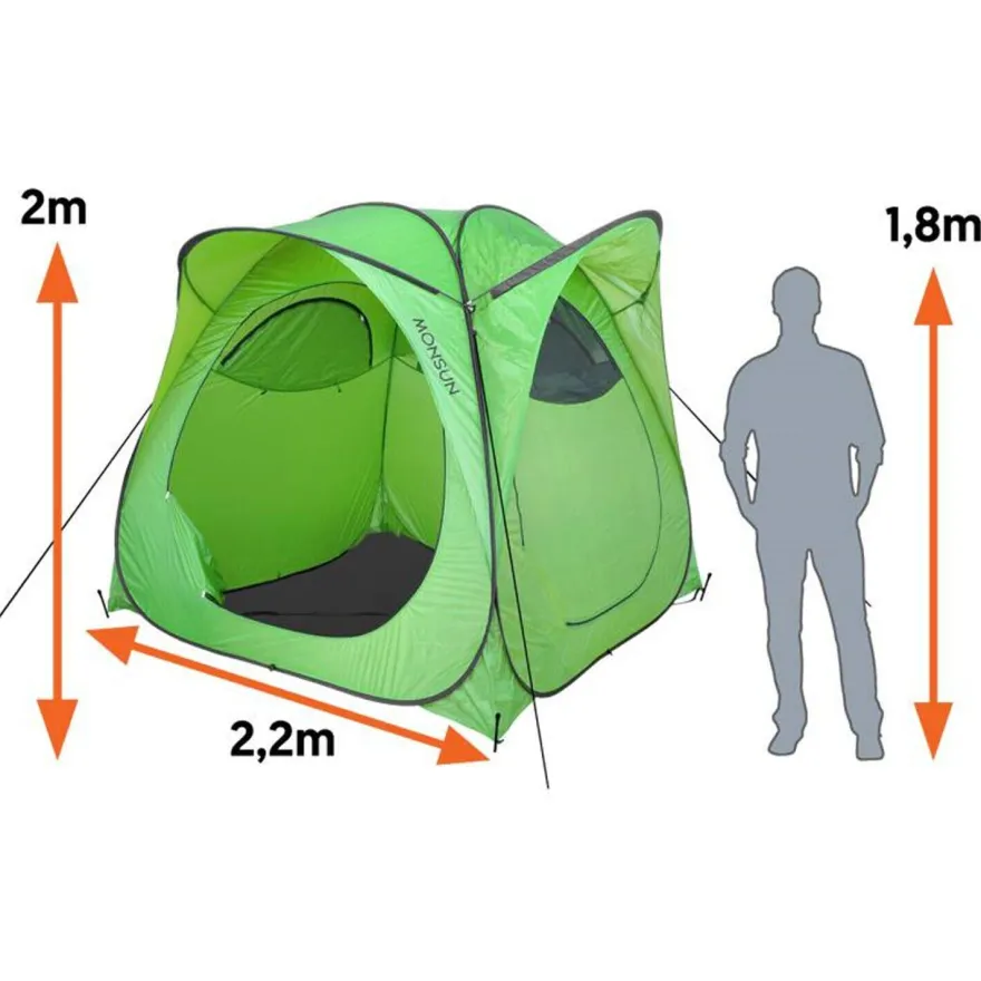 Wasserbeständigkeit Zelte Outdoor Camping Kuppelzelt mit Boden Monsun