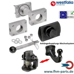 Wechselsystem Westfalia 329064600001 Anhängerkupplung Wechselsystem 83x56mm