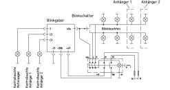 WEHRLE Blinkgeber 54407010A 24V 2 + 1+1/8 x 21W A0015445432