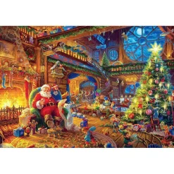 Weihnachten Thema 500 Teile Holzpuzzle Kinder Puzzle Brettspiele Jigsaw Geschenk