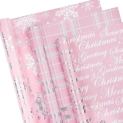 Weihnachts-Geschenkpapierrolle Mini-Rolle 3 Rollen 43,2 cm x 305 m pro Rolle