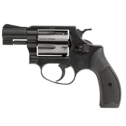Weihrauch HW 37 Schreckschussrevolver, 9mm R. K, schwarz, Gummigriffschalen