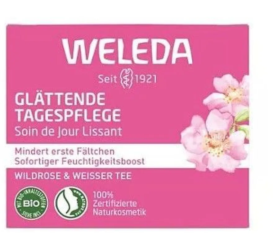 Weleda Naturkosmetik - Glättende Tagespflege Wildrose & Weißer Tee - 40 ml
