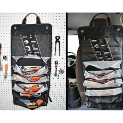 Welkinland Werkzeugrolle zum Aufrollen mit 13 Taschen, 5 davon mit